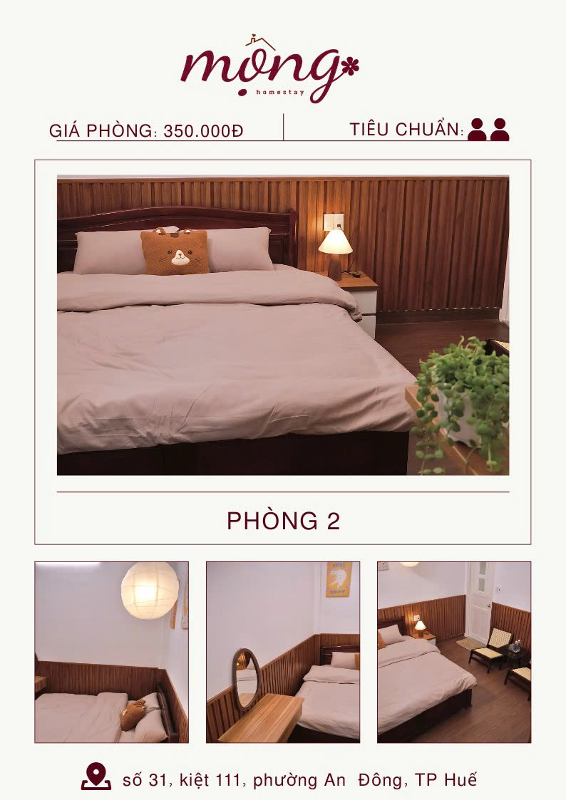 Phòng 2: Không Gian Nhỏ Xinh & Tinh Tế